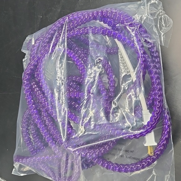 Purple Rope Light 24 Feet Party Dorm Bedroom - Picture 1 of 4